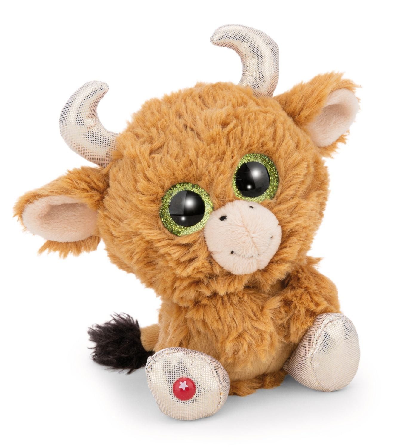 Nici Kuscheltier NICI Plüsch GLUBSCHIS Hochlandrind Shug schlenkernd braun 15cm