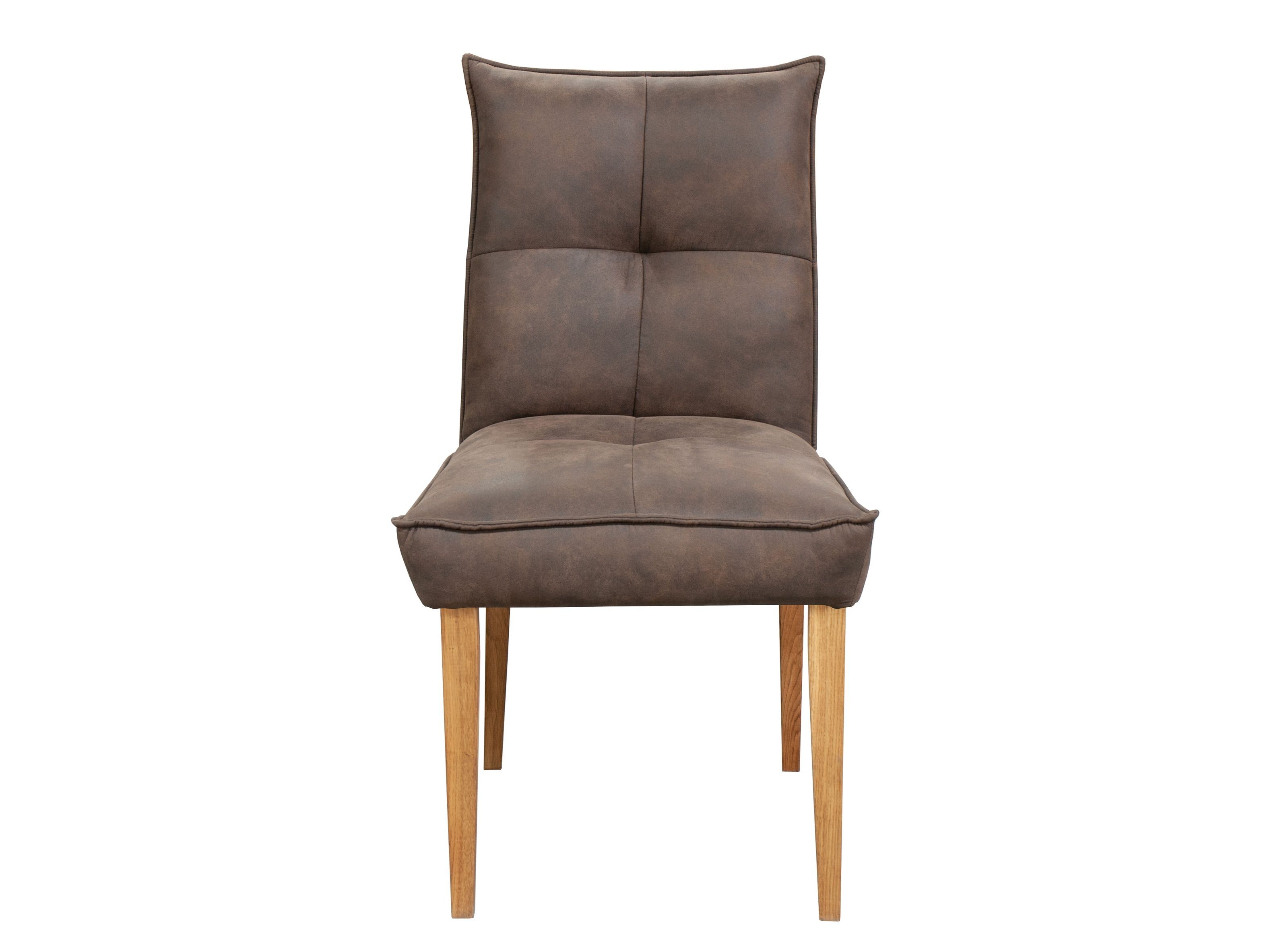 Stuhl 53x94x60 aus dunkelbraun ST-0712 cm), (BxHxT: möbelando in Eiche