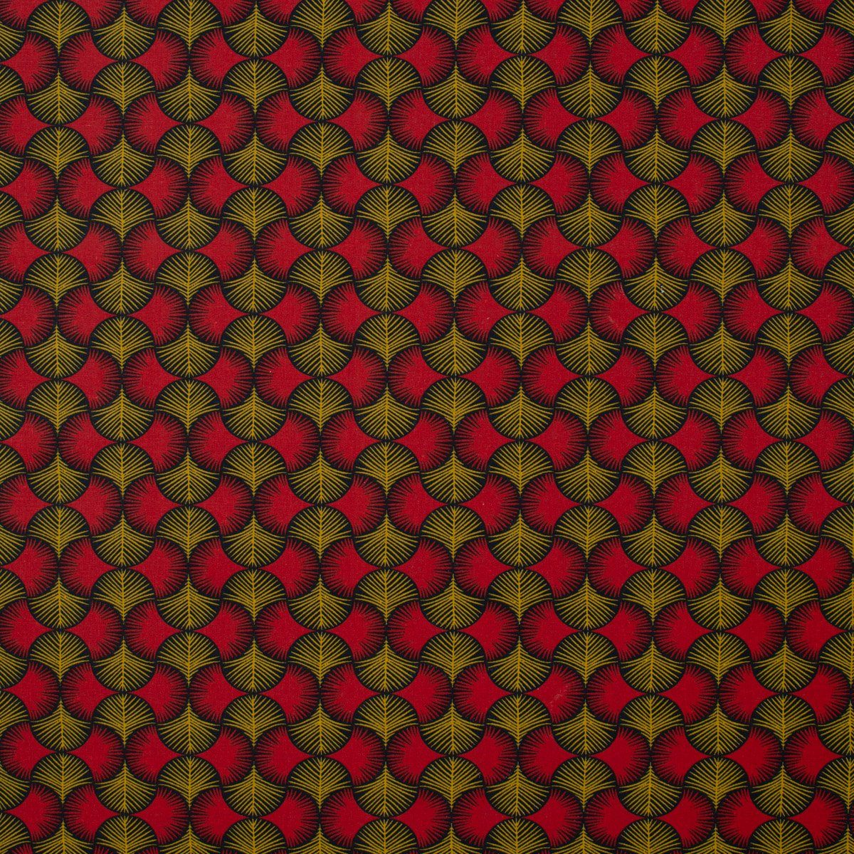 40x160cm, Tischläufer rot SCHÖNER LEBEN. LEBEN. Ginkgo handmade Blätter ocker schwarz Tischläufer SCHÖNER