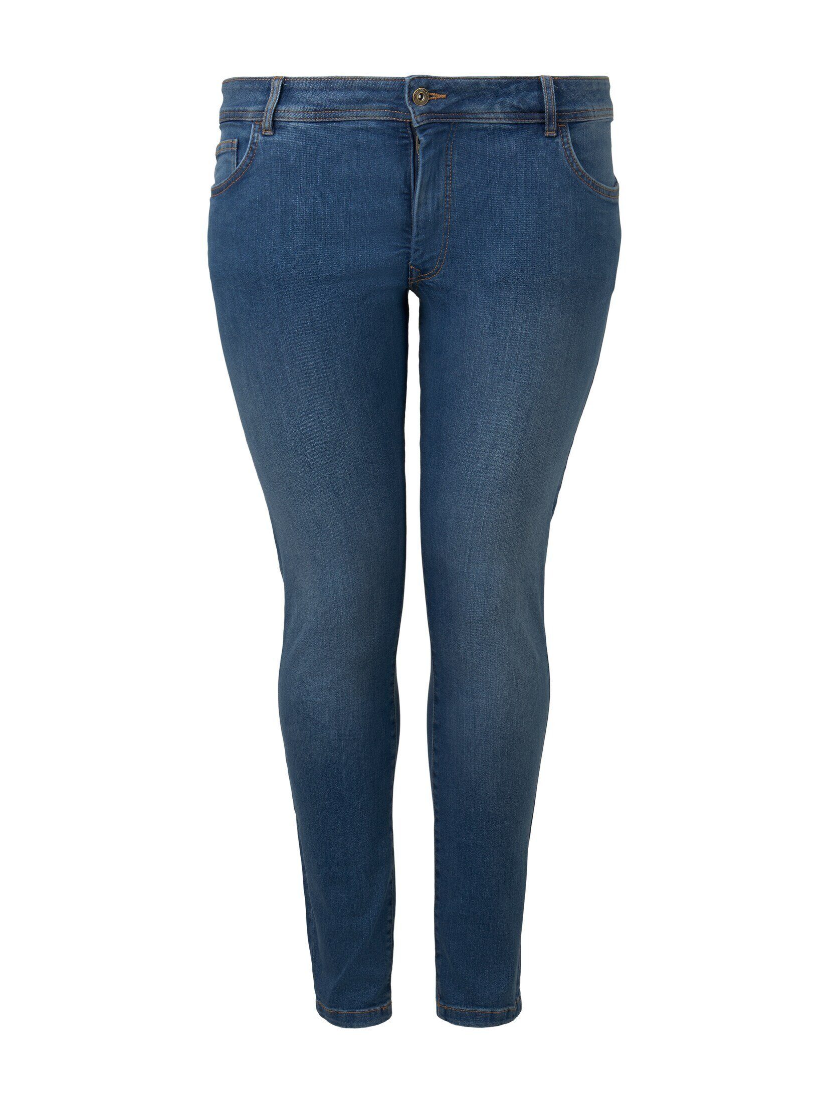TOM TAILOR PLUS Skinny-fit-Jeans Jeanshosen Plus Size - TTPLUS SKINNY Jeans günstig online kaufen