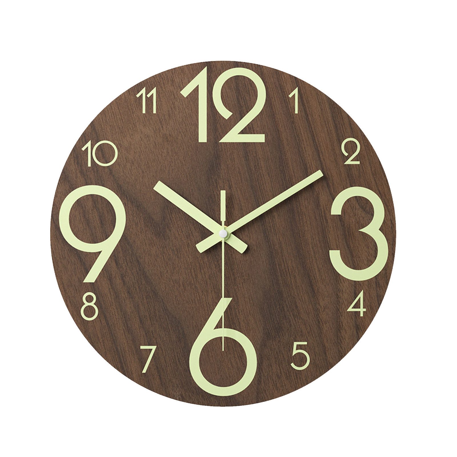 TWSOUL Wanduhr 12 Zoll leuchtende Wanduhr günstig online kaufen