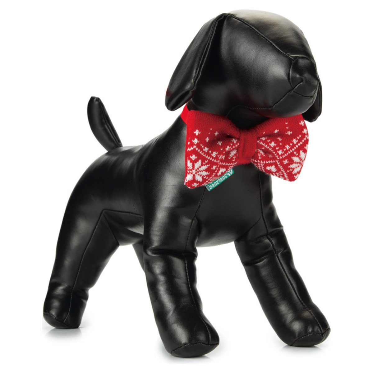 Beeztees Hundefliege Weihnachtsfliege rot