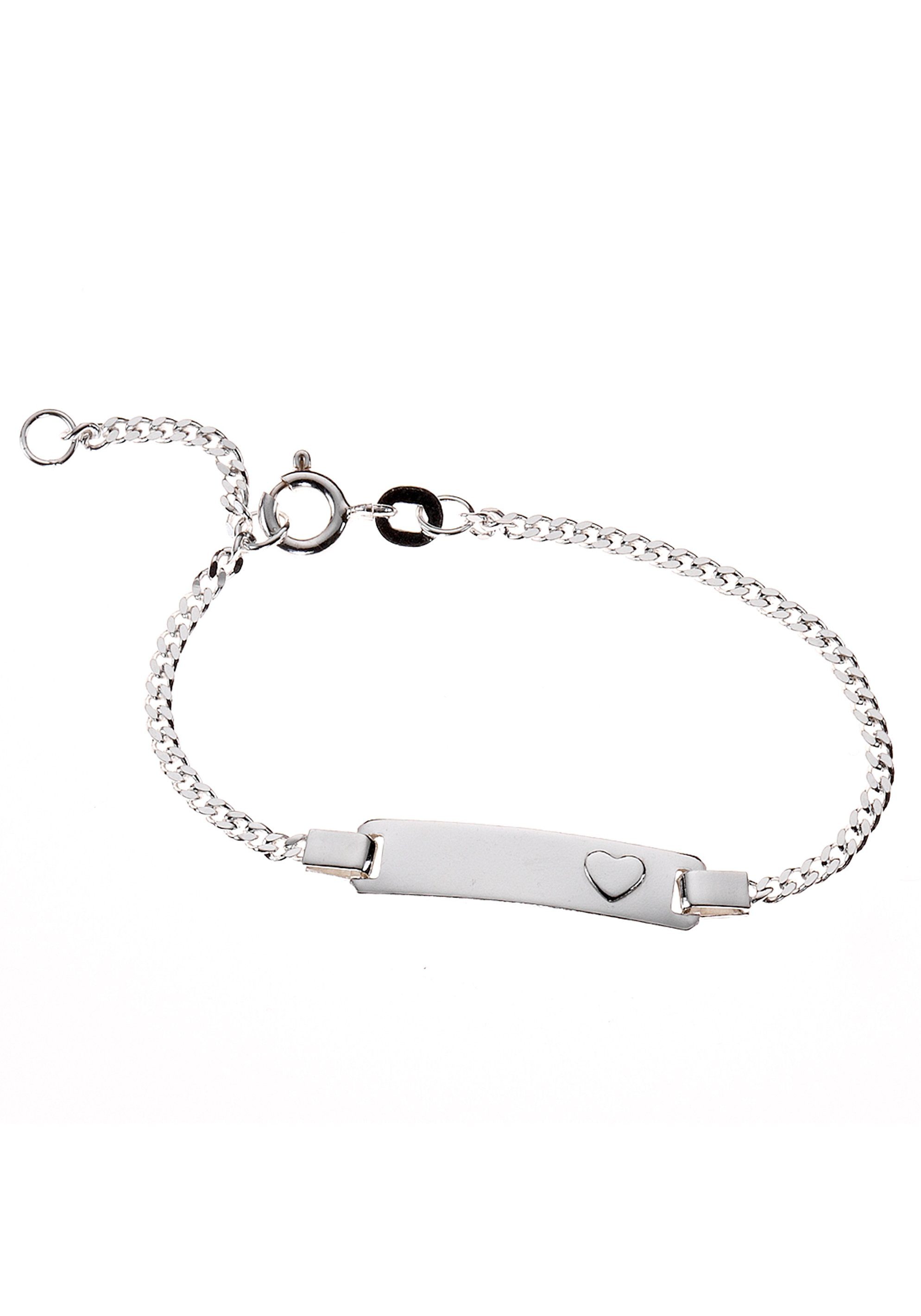 Firetti Armband Schmuck Geschenk Silber 925 Armkette ID-Platte Panzerkette