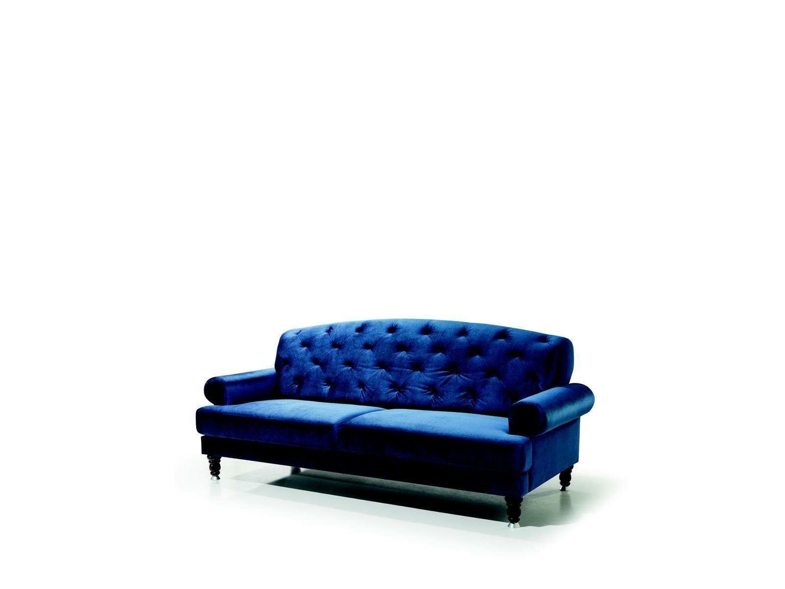 Couch Polster Sofas Sofa Sitzer Sofa, Chesterfield Textil 3 Designer JVmoebel