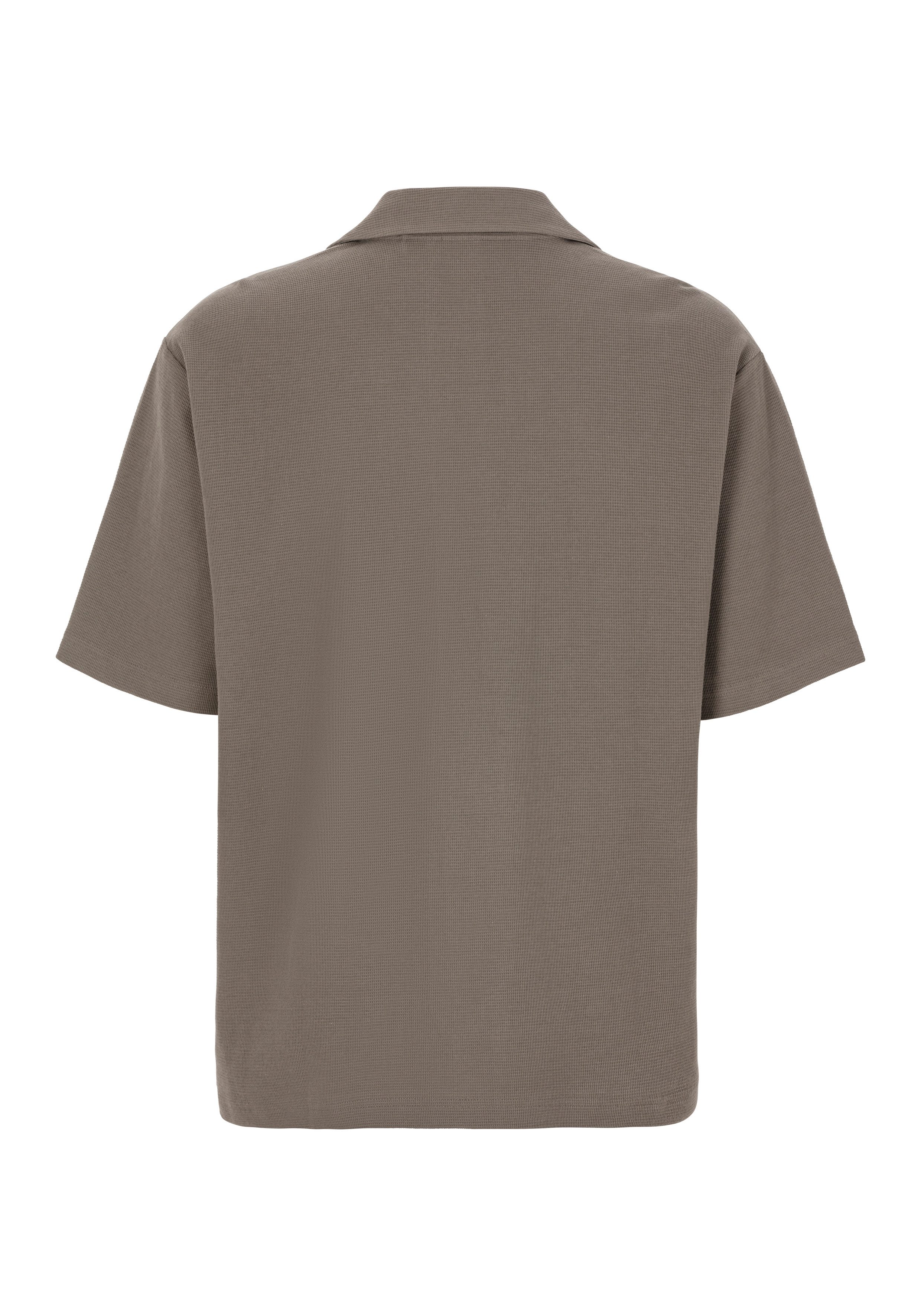 BOSS ORANGE Kurzarmshirt Pe mit Ton-in-Ton günstig online kaufen