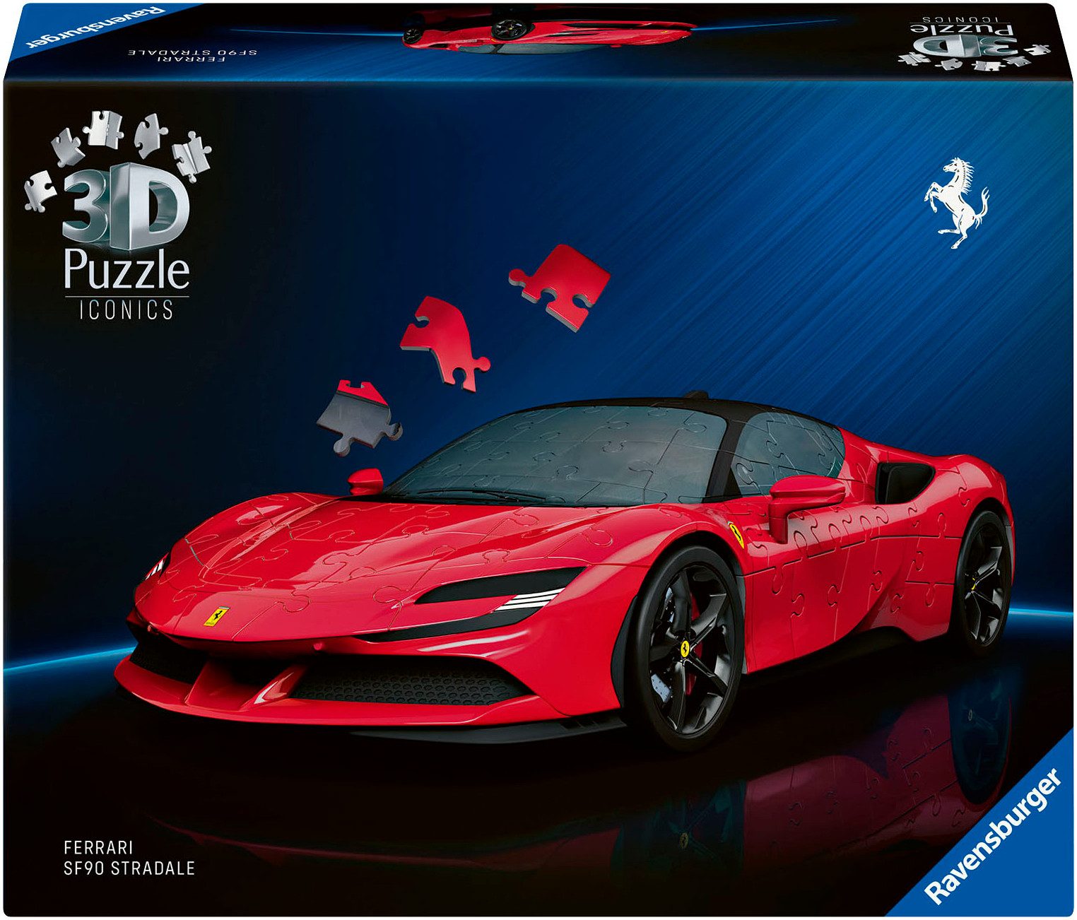Ravensburger 3D-Puzzle 3D Puzzle Iconics, Ferrari SF90 Stradale, 108 Puzzle günstig online kaufen