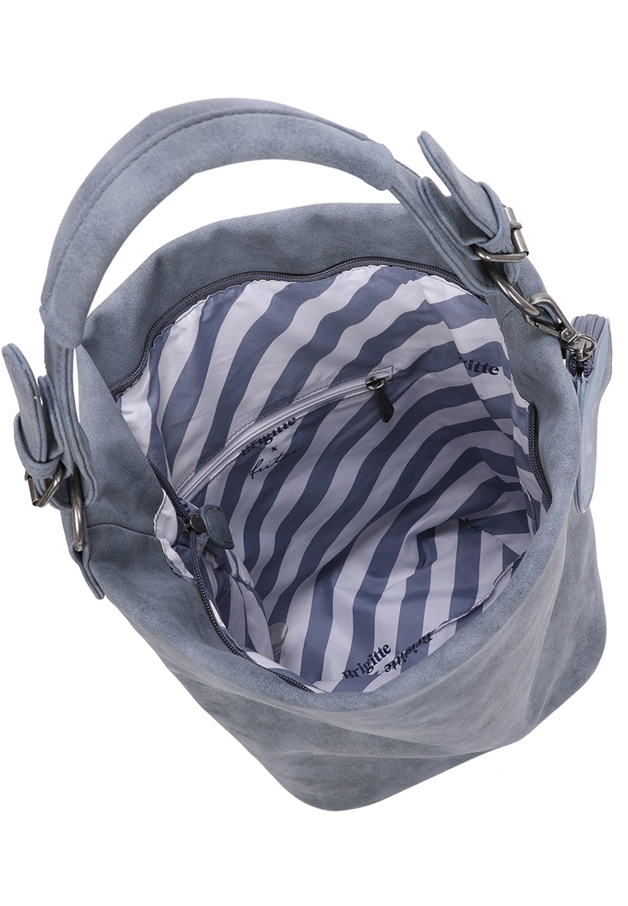 Fritzi aus Preußen Schultertasche Brigitte x fritzi Special Hobo01, mit abnehmbarem Anhänger