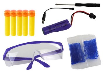 LEAN Toys Wasserpistole Wasserpistole Airblaster Wasserstrahlpistole Elektrisch Pfeile Brille