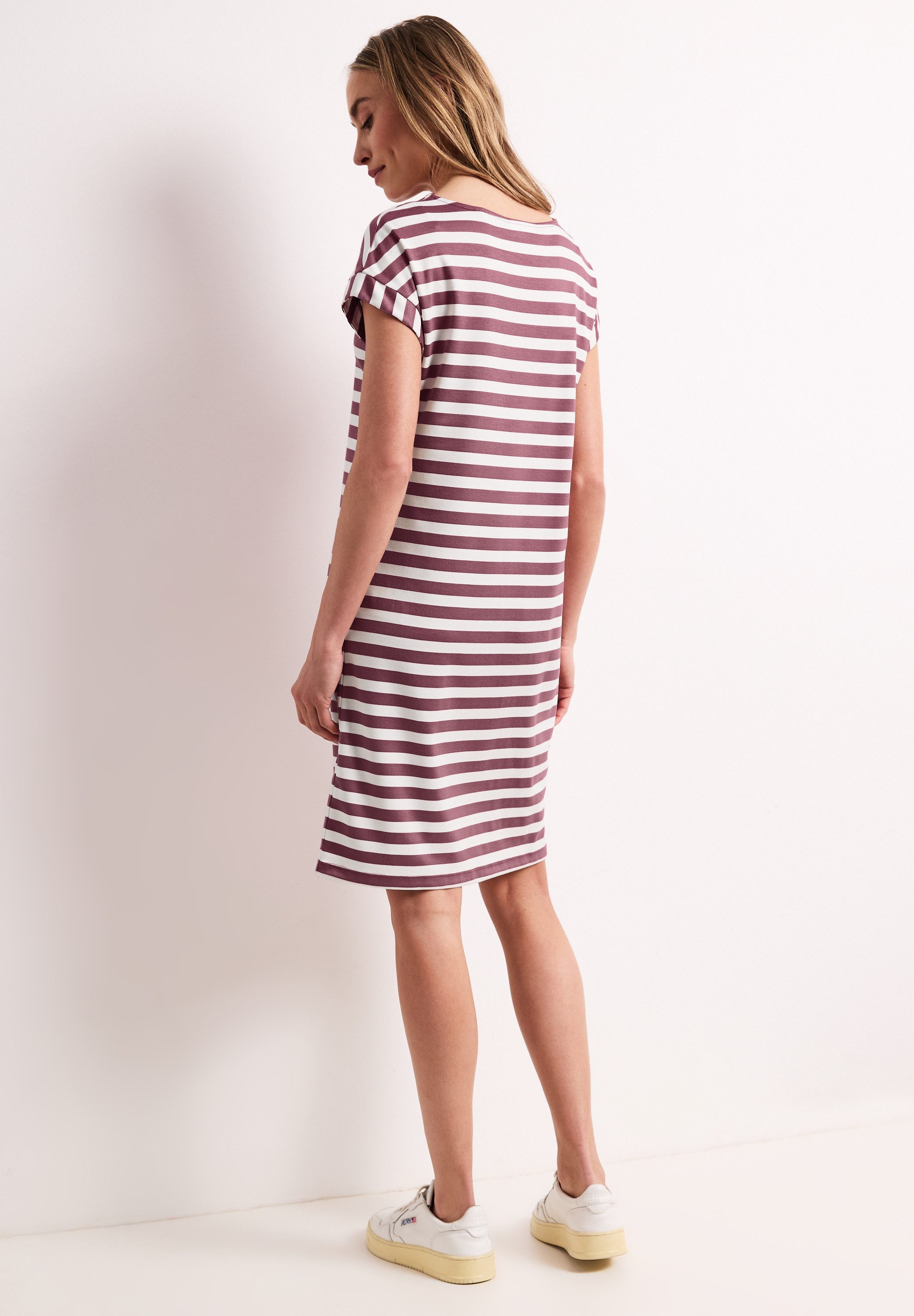 STREET ONE Jerseykleid im Streifendesign