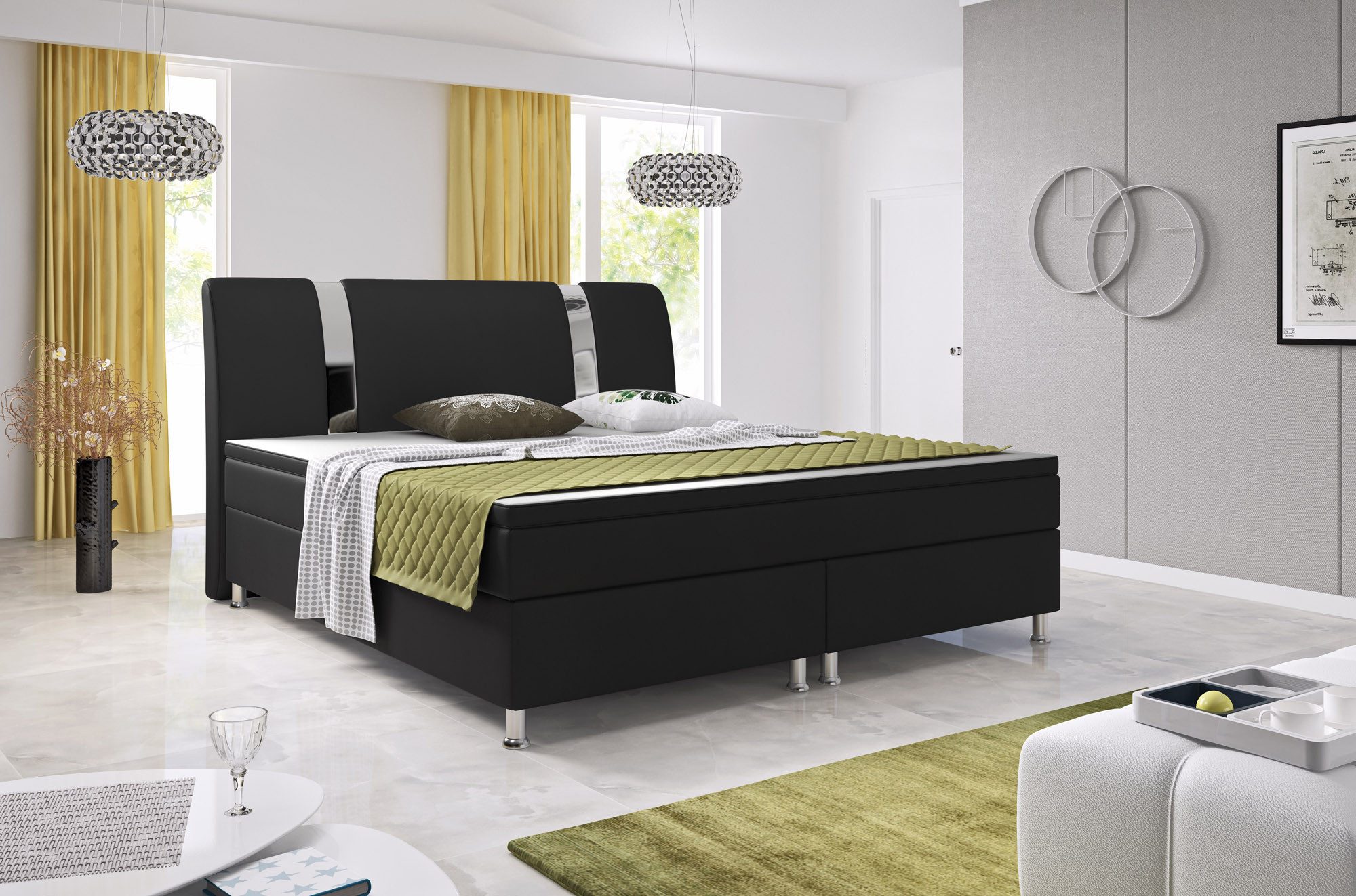 interbed Boxspringbett Riva 180x200 cm inkl. günstig online kaufen