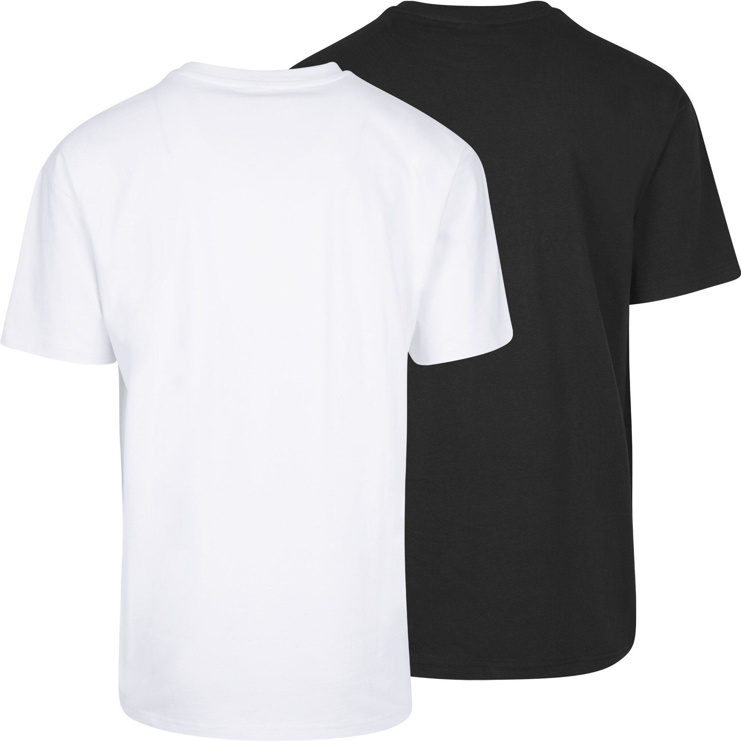 URBAN CLASSICS T-Shirt (2-tlg) black white