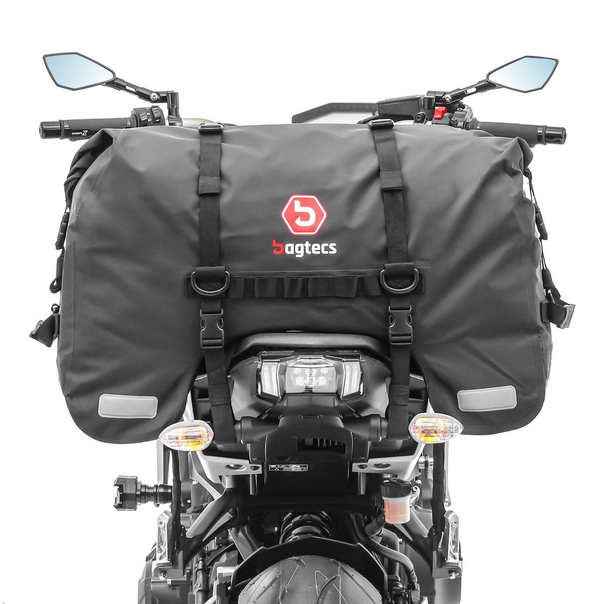Bagtecs Reisetasche Motorrad Hecktasche für # SX45 Wasserdicht Volumen 45L Rollverschluss