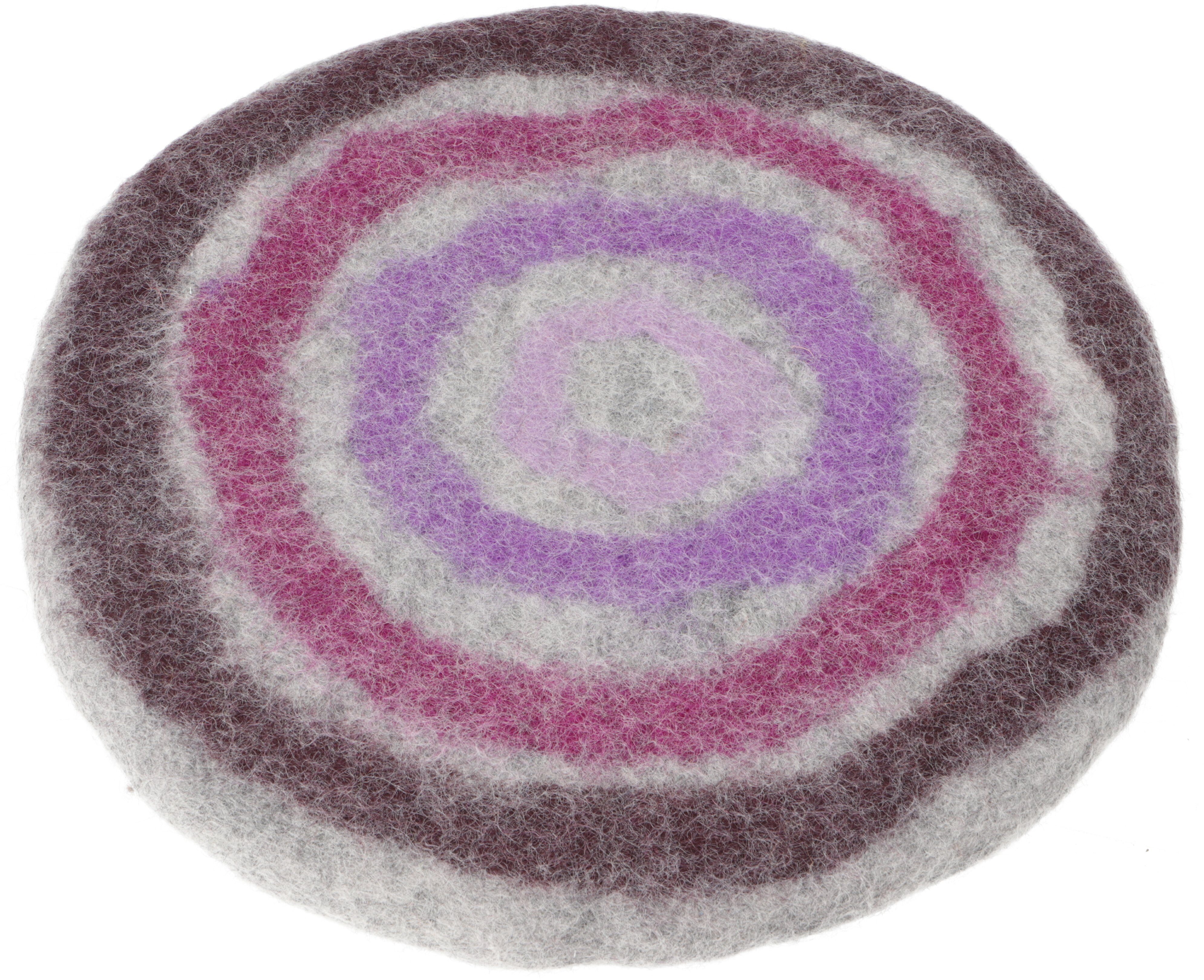 Guru-Shop Meditationskissen Filz Stuhlauflage, Boho Sitzkissen,..