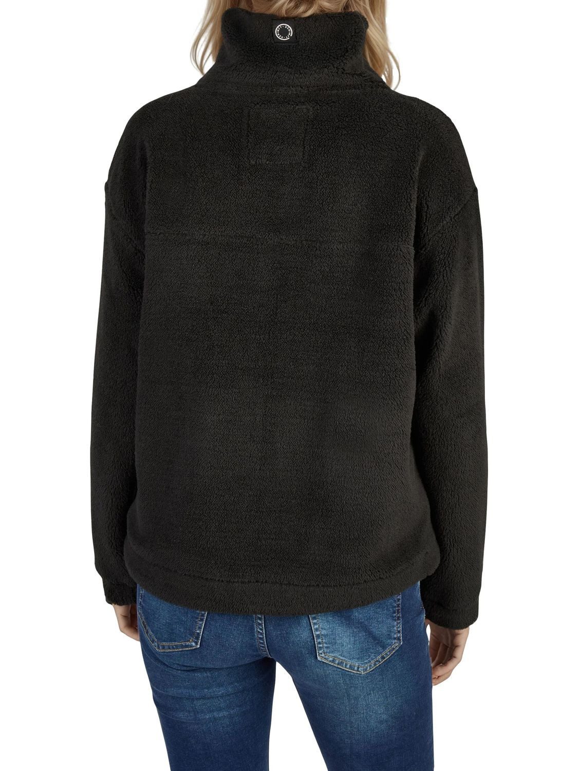 DENIMFY Outdoorjacke Fleecejacke Damen Regular Fit DFKira Übergangsjacke mit Teddyfleece