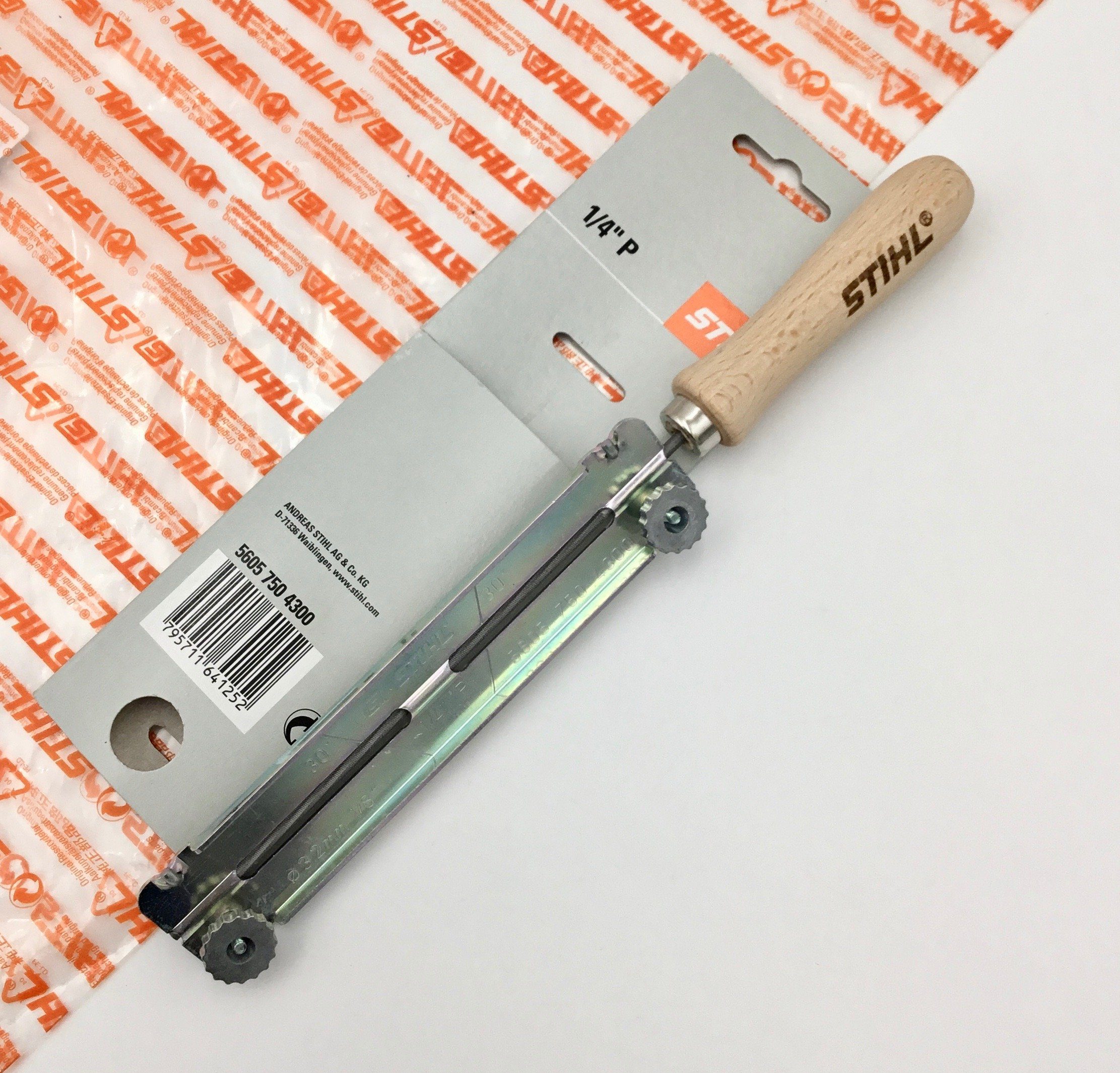 STIHL Ersatzkette Feilenhalter mit Rundfeile für 1/4"P"-Ketten D 3.2 mm 56057504300, (STIHL Feilenhalter mit Rundfeile für 1/4"P"-Ketten D 3.2 mm 56057504300, 1-tlg., Feilenhalter mit Rundfeile für 1/4"P"-Ketten D 3.2 mm 56057504300)