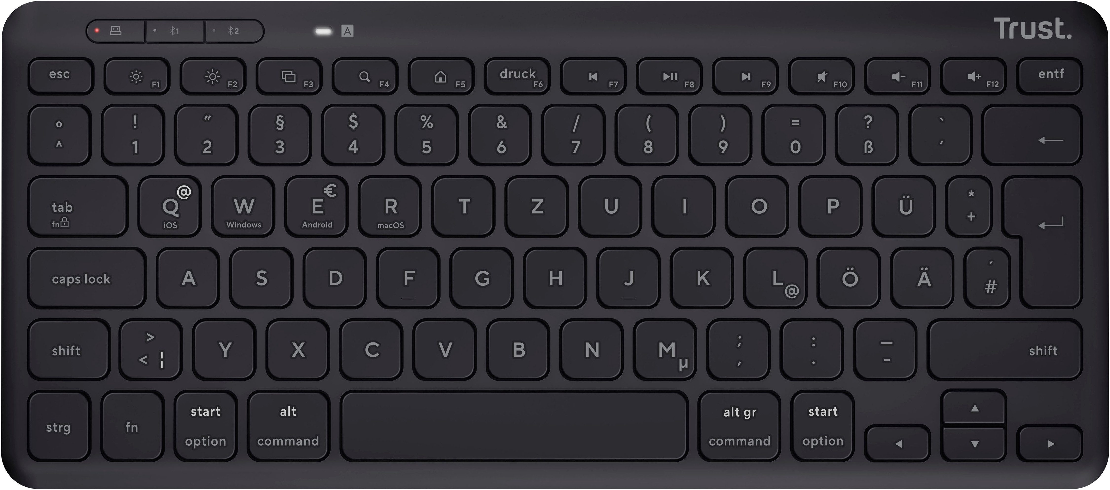 Lyra Kompakte Funktastatur Wireless-Tastatur