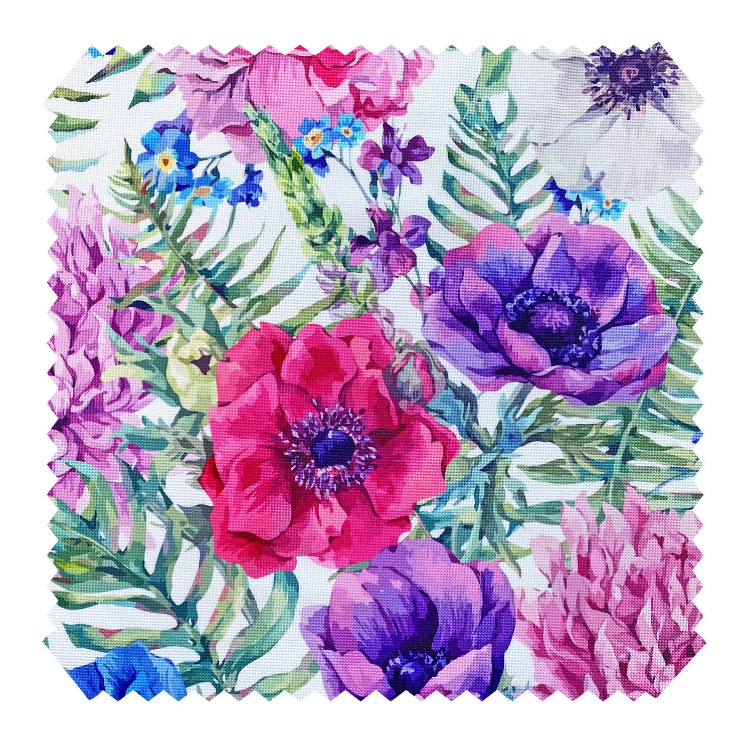 novely® Stoff OXFORD 210D D226 Pinky Flowers Printstoff Outdoor, Wasserabweisend, Outdoor, Meterware, 1lfm