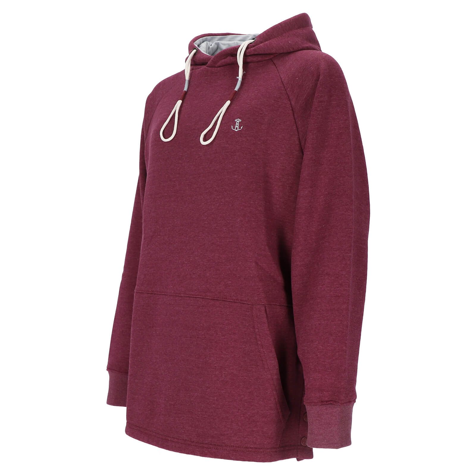 Leitfeuer Kapuzenpullover Damen Sweatpullover Melange-Optik - günstig online kaufen