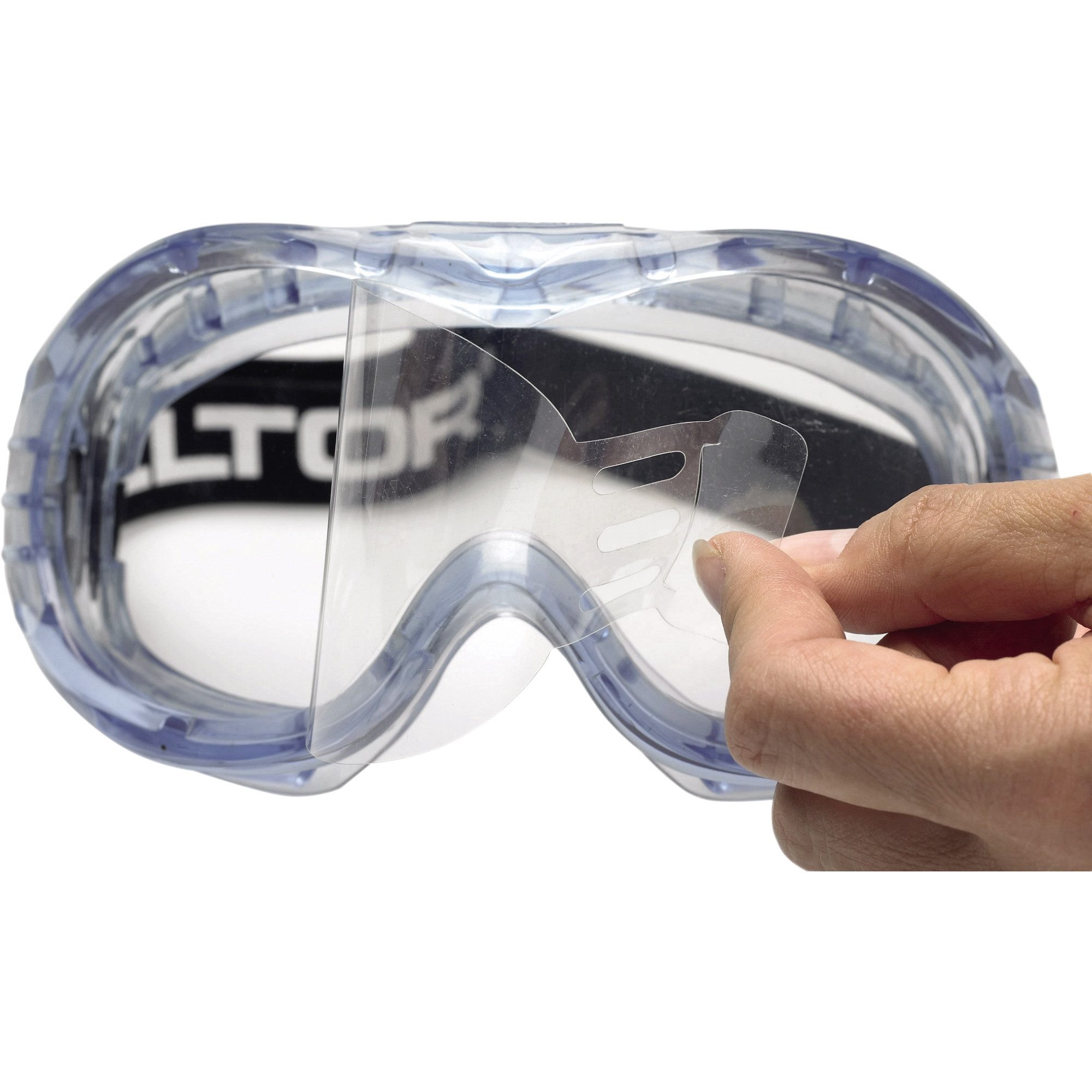 3M Nitril-Handschuhe Vollsichtbrille klare Scheibe FHEIT