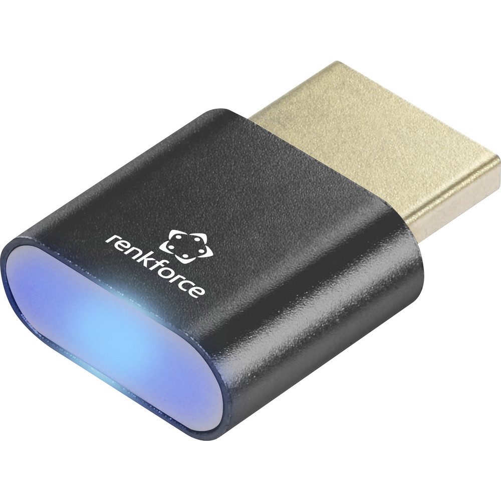 Renkforce Renkforce RF-6685716 HDMI EDID Emulator Schwarz 4K UHD TV-Adapter