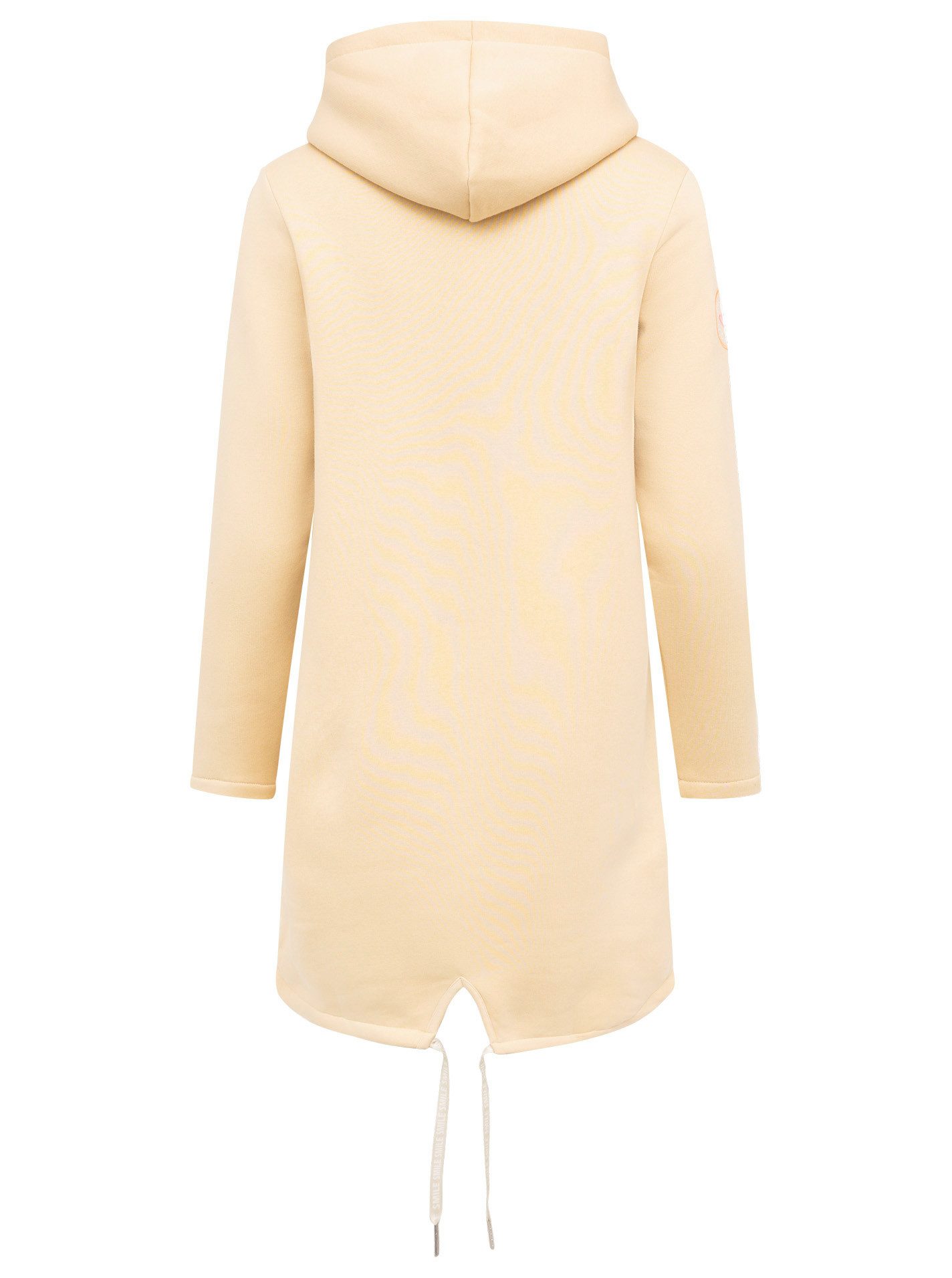 Zwillingsherz Kapuzensweatjacke Hoodiemantel "Smile Everyday" innen mit Fle günstig online kaufen