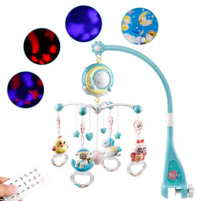 Esun Mobile BabyCrib Mobile Babybett mit Musik Lichtern,Timing-Funktion,Projektion, hängenden rotierenden Погремушки mit 150 Melodien