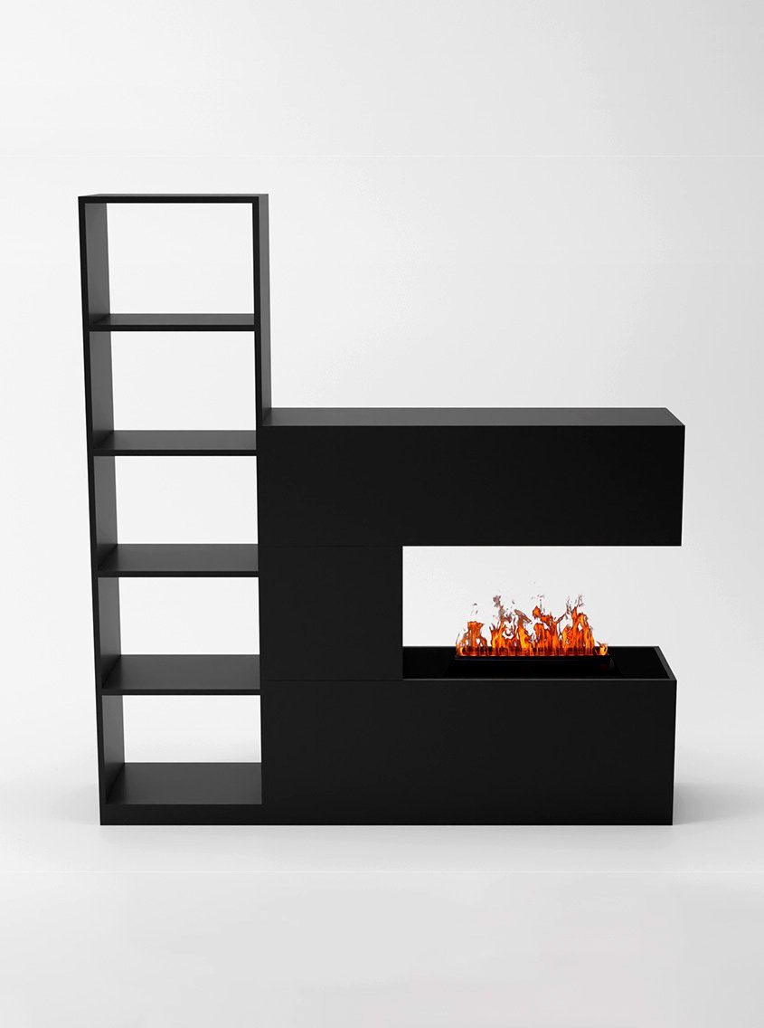 GLOW FIRE Anbauschrank Glow Fire Schiller Schrank
