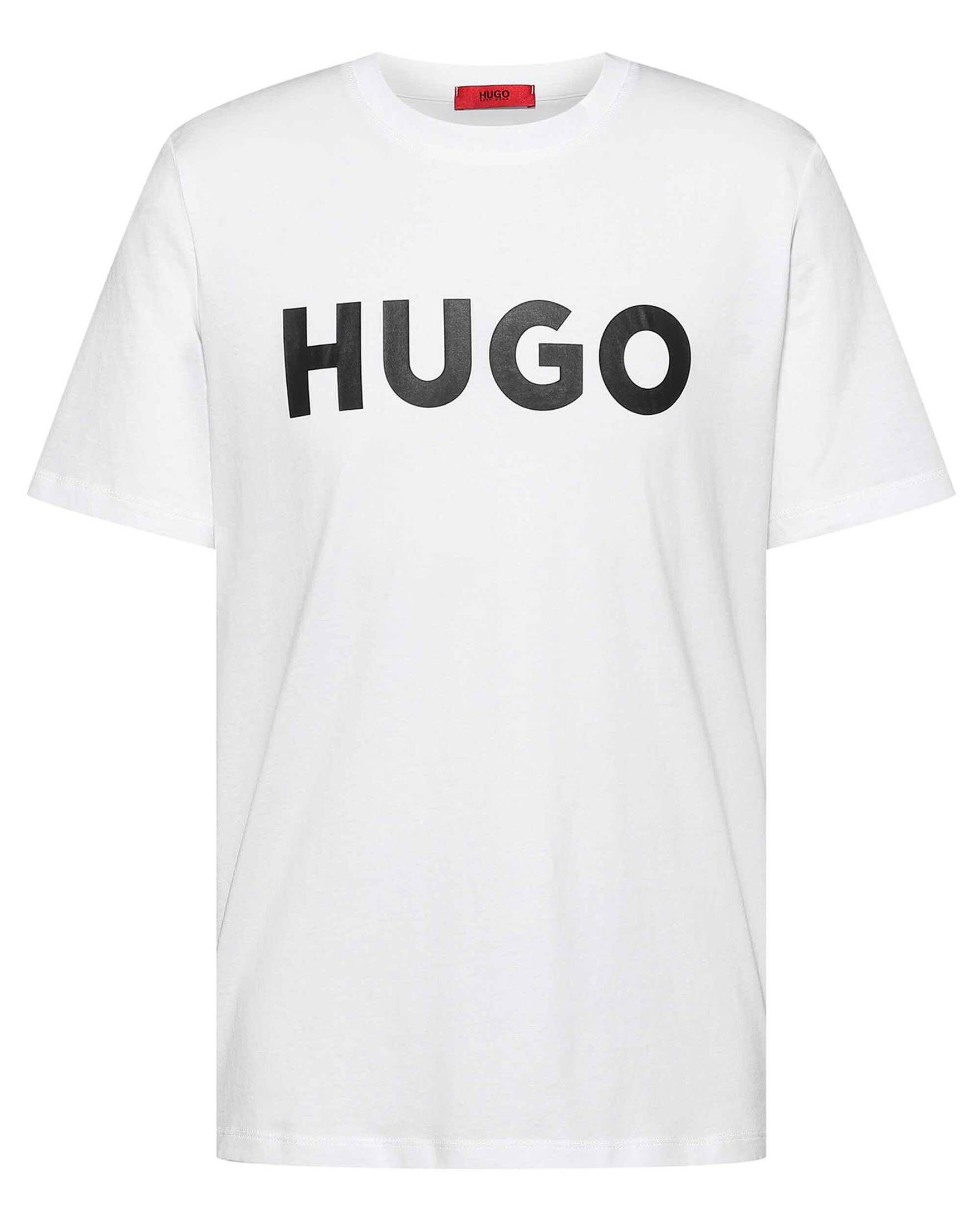 HUGO T-Shirt Herren T-Shirt DULIVIO (1-tlg) weiß (100)