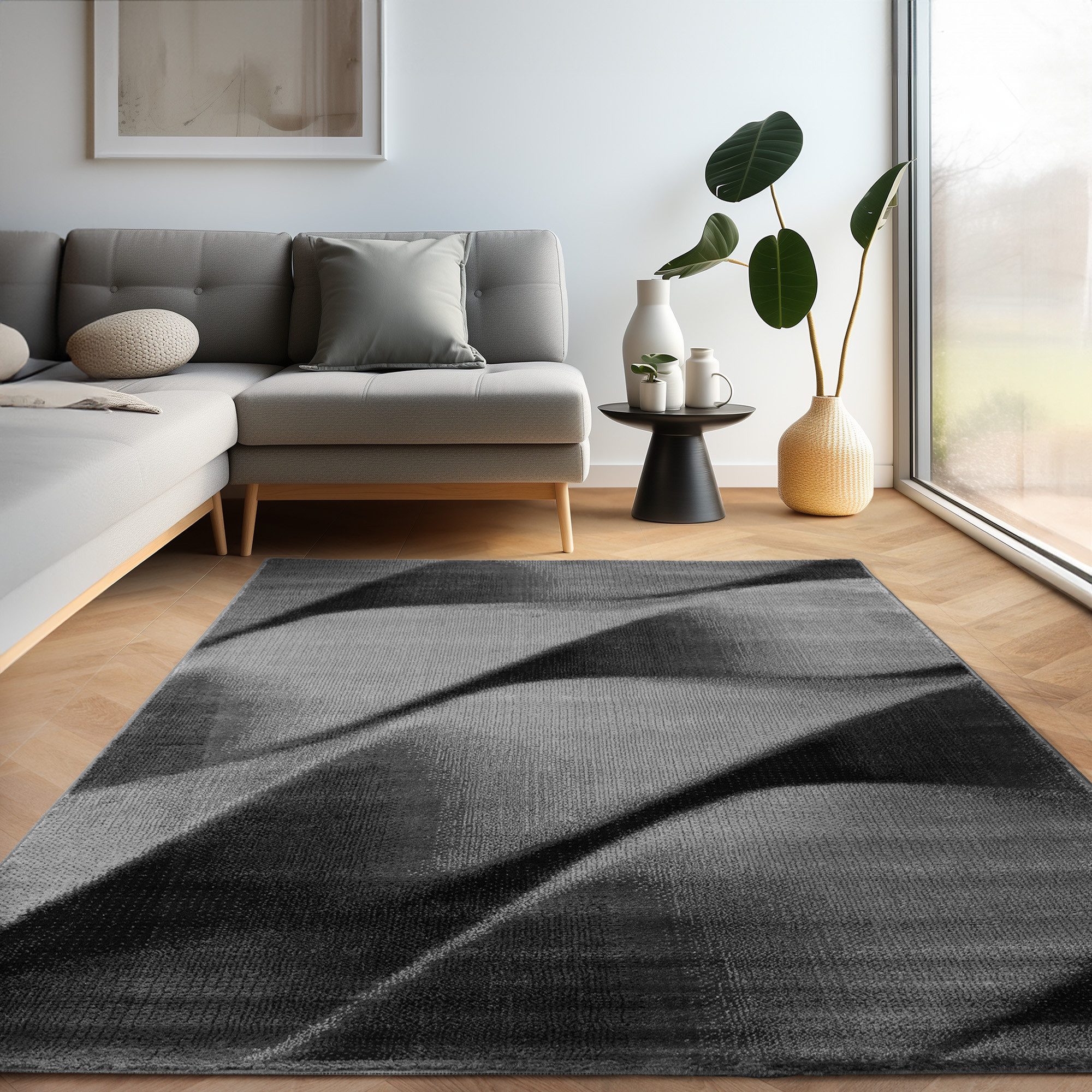 Carpettex Designteppich Abstrakt Wellen Design, Läufer, Höhe: 12 mm, Kurzfl günstig online kaufen