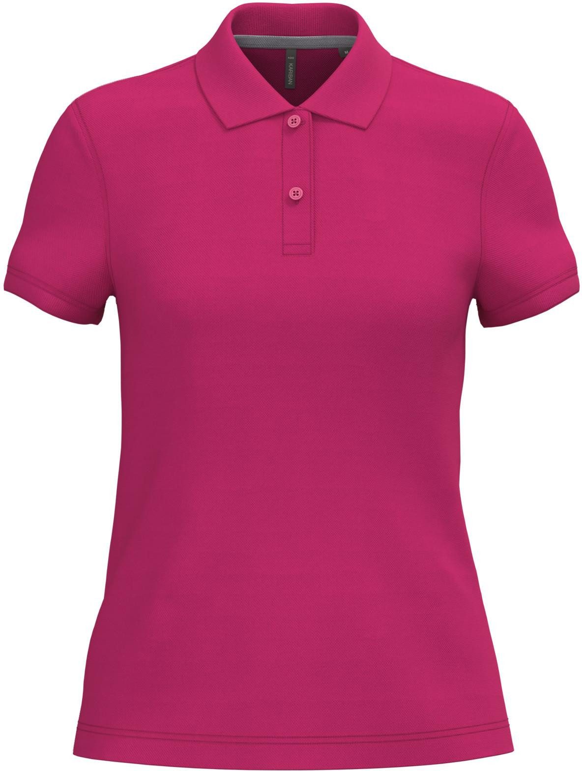 Poloshirt Damen Piqué Poloshirt Kurzarm