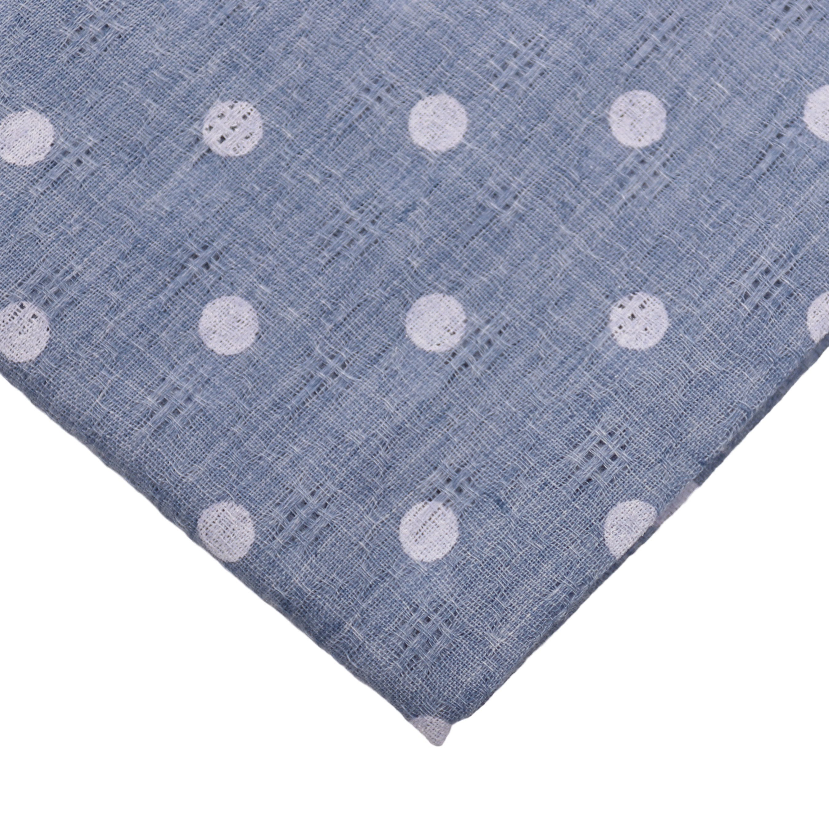 MIRROSI Nickituch Dreicktuch ca. 60 × 60 cm, wunderschönes Punkte-Muster, Damen Halstuch ideal für Frühling, Sommer oder Herbst