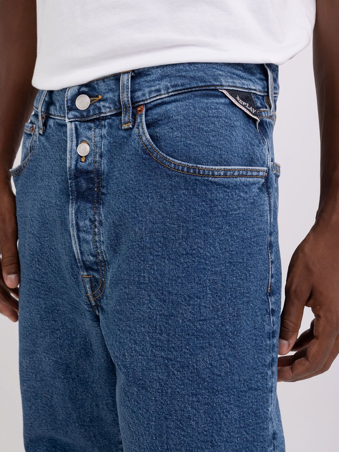 Replay Straight-Jeans M9Z1 9Zero1 90´s Straight Fit mit Washed-Look – Bild 5 von 5