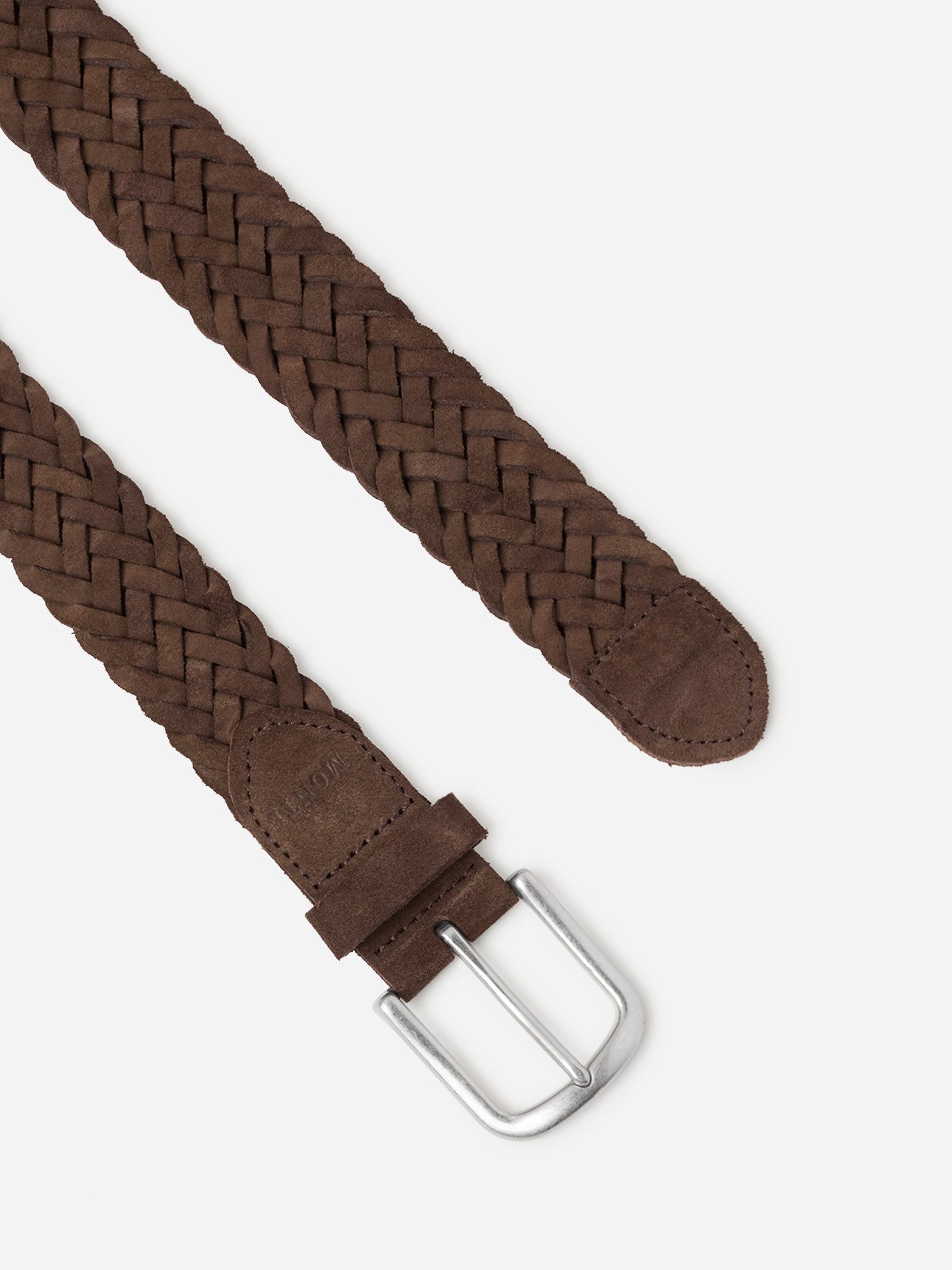 MONTI Ledergürtel VANCOUVER Flecht-Optik, matt, weich, handgefertigt
