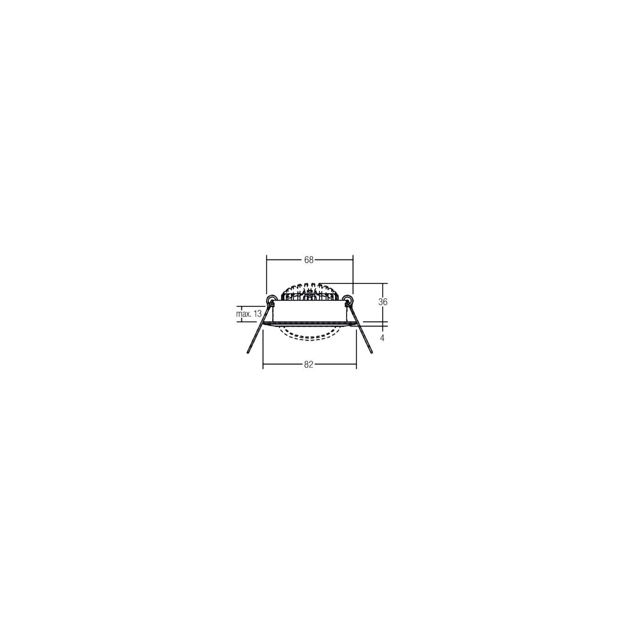 Brumberg SUP-Leuchte Brumberg Leuchten LED-Einbaustrahler 3000K weiß dimm. 39363073