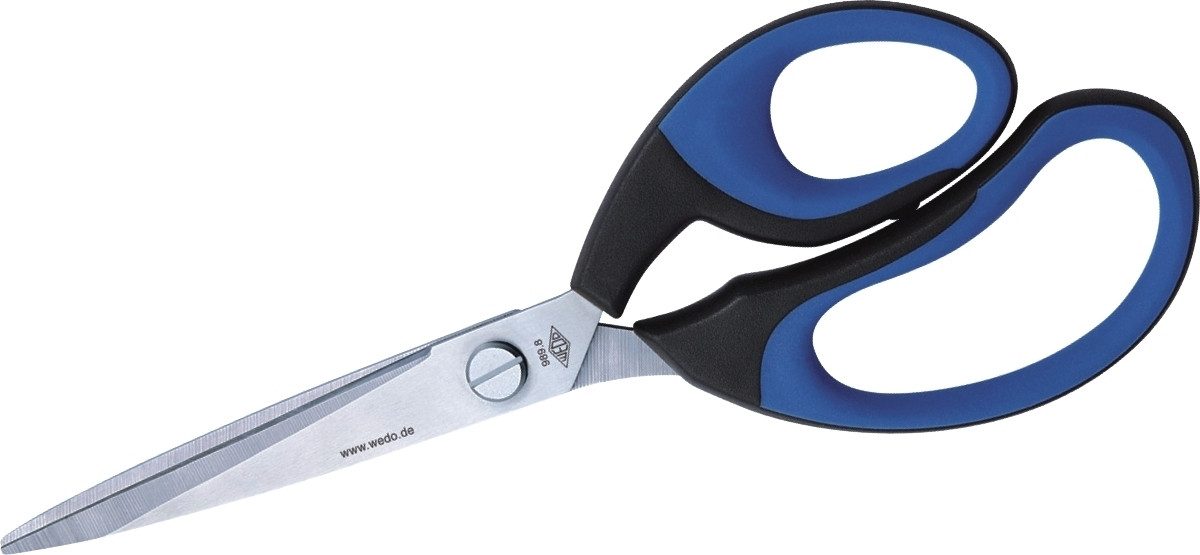 Papierscheren Schere Softcut 21,0cm schwarz/blau