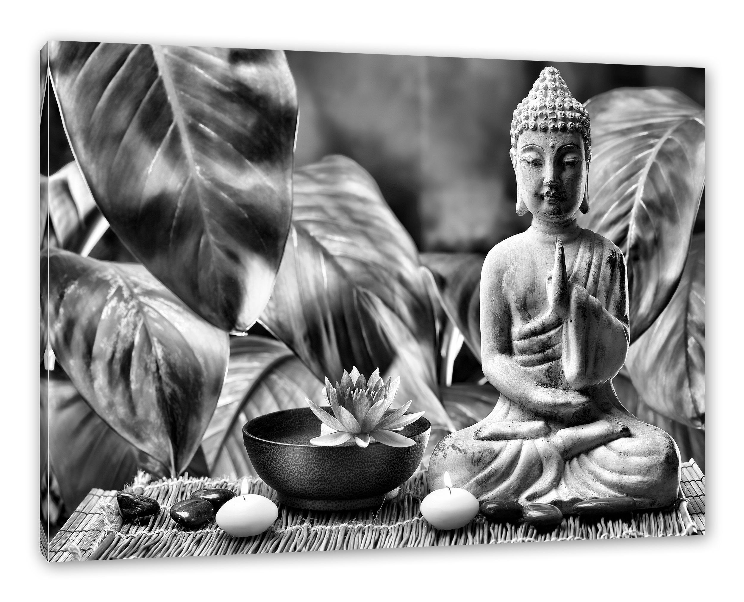 Pixxprint Leinwandbild Buddha Statue, Buddha Statue günstig online kaufen