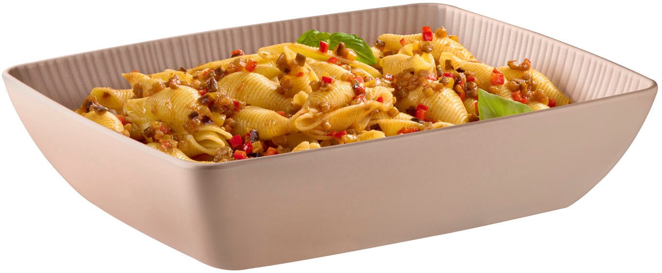 APS Schale Schüssel "NERO", 3,5 Liter, 32,5 x 26,5 cm, Höhe 7,5 cm, Melamin, (1-tlg), aus Melamin