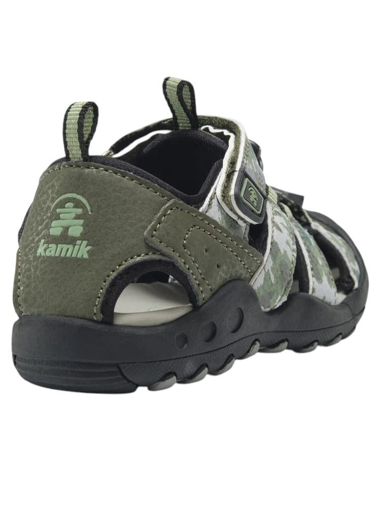 Kamik Crab (wasserdichtes Synthetikleder) olive Kinder Sandale