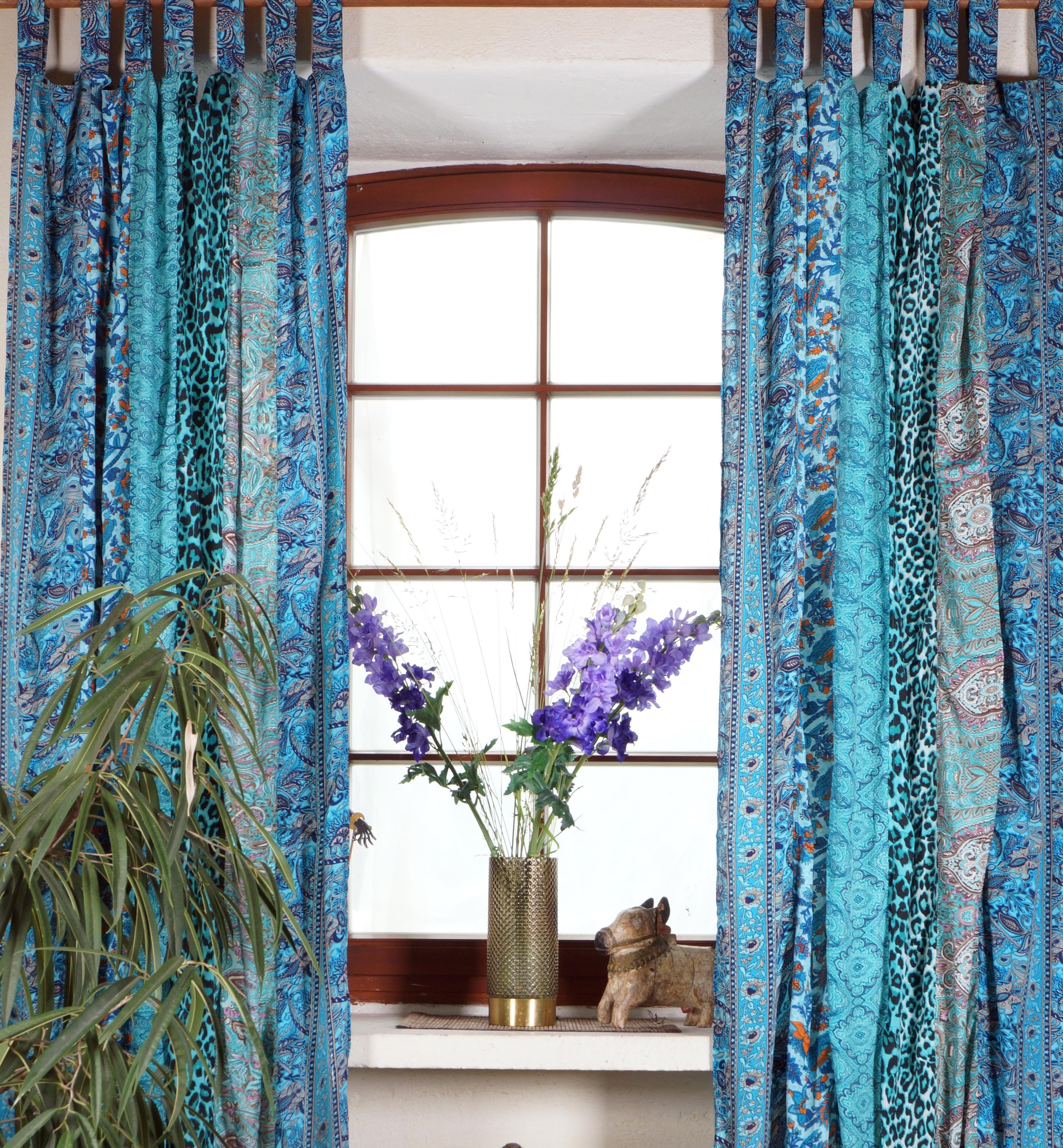 Guru-Shop Vorhang Boho Patchwork Vorhänge, 1 günstig online kaufen