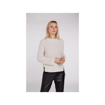 Oui Longpullover weiß sonstiges (1-tlg)