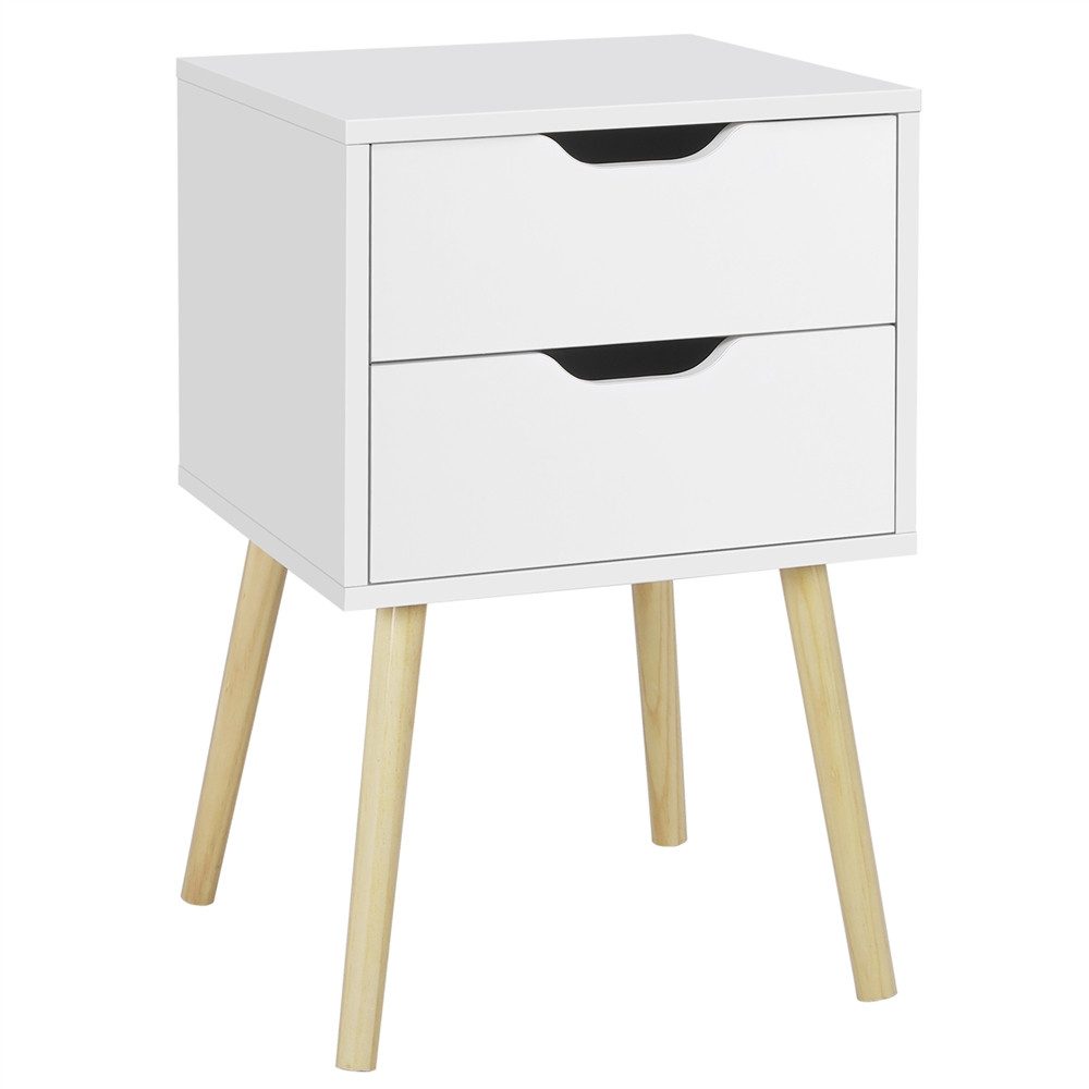 Yaheetech Nachttisch mit 2 Schubladen Nachtschrank (1-St), Nachtkonsole Bei günstig online kaufen