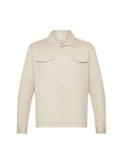Esprit Langarmhemd Baumwollhemd mit zwei Brusttaschen