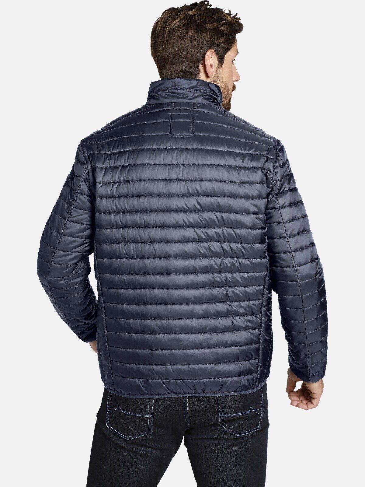 Jan Vanderstorm Outdoorjacke DANKRAD leichtem aus blau Material