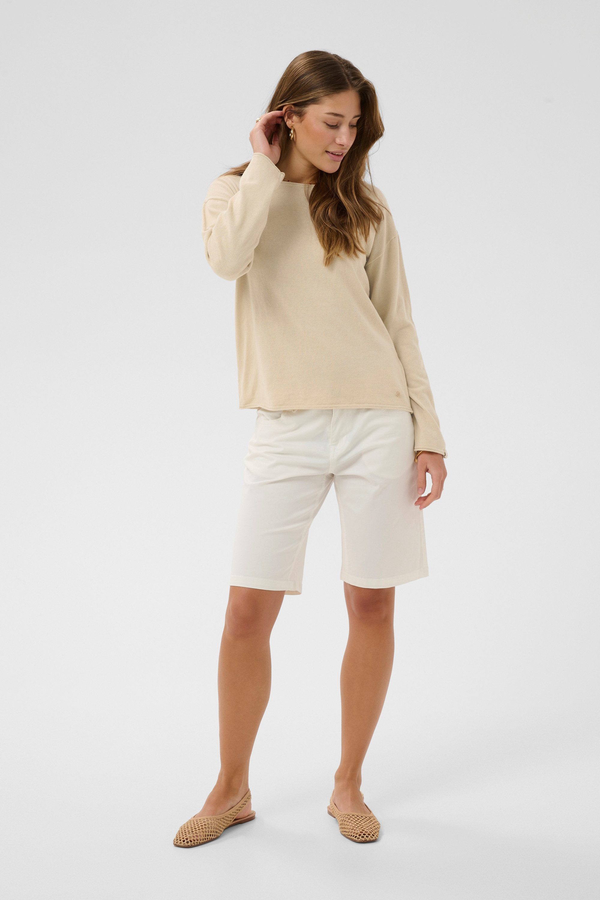 Cream Strickpullover Strickpullover CRRomane