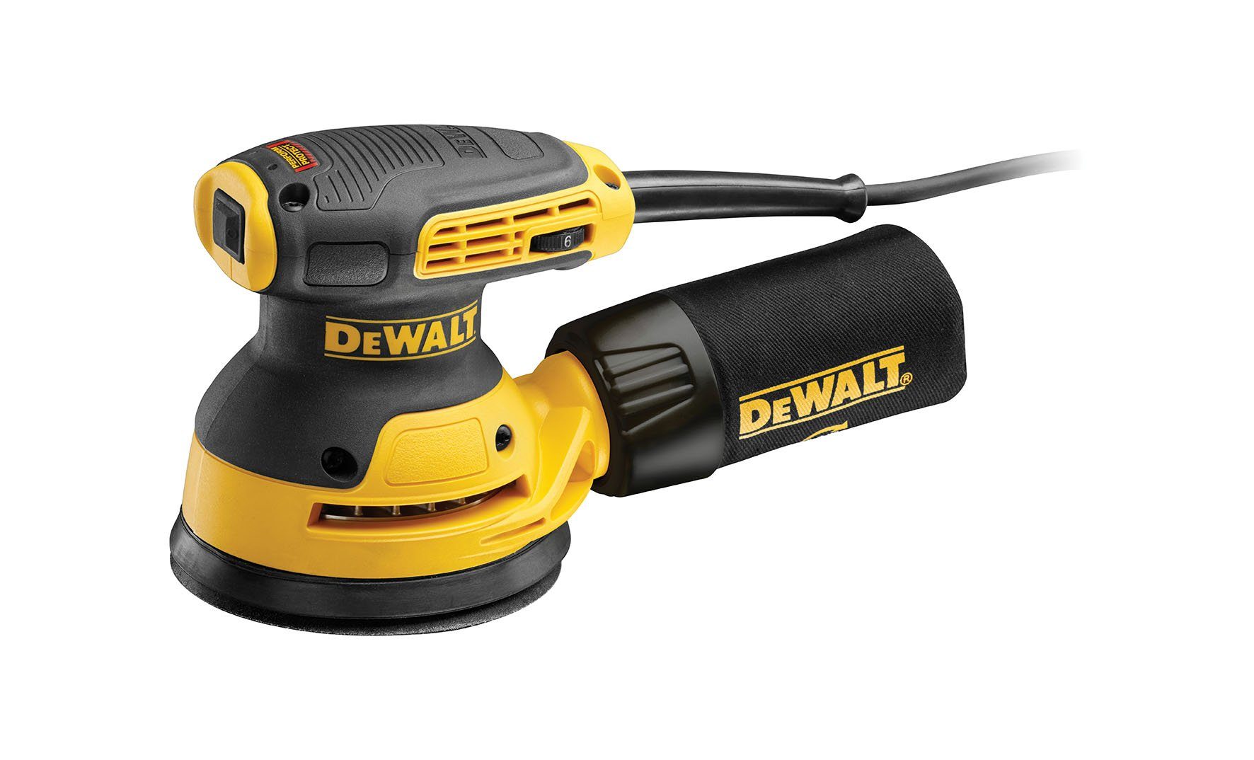 280 mm, 280 Exzenterschleifer 125 mm, Watt, DWE6423-QS 125 DeWalt Schwingschleifmaschine/Exenterschleifer Exzenterschleifer W 8.000-12.000 min-1,