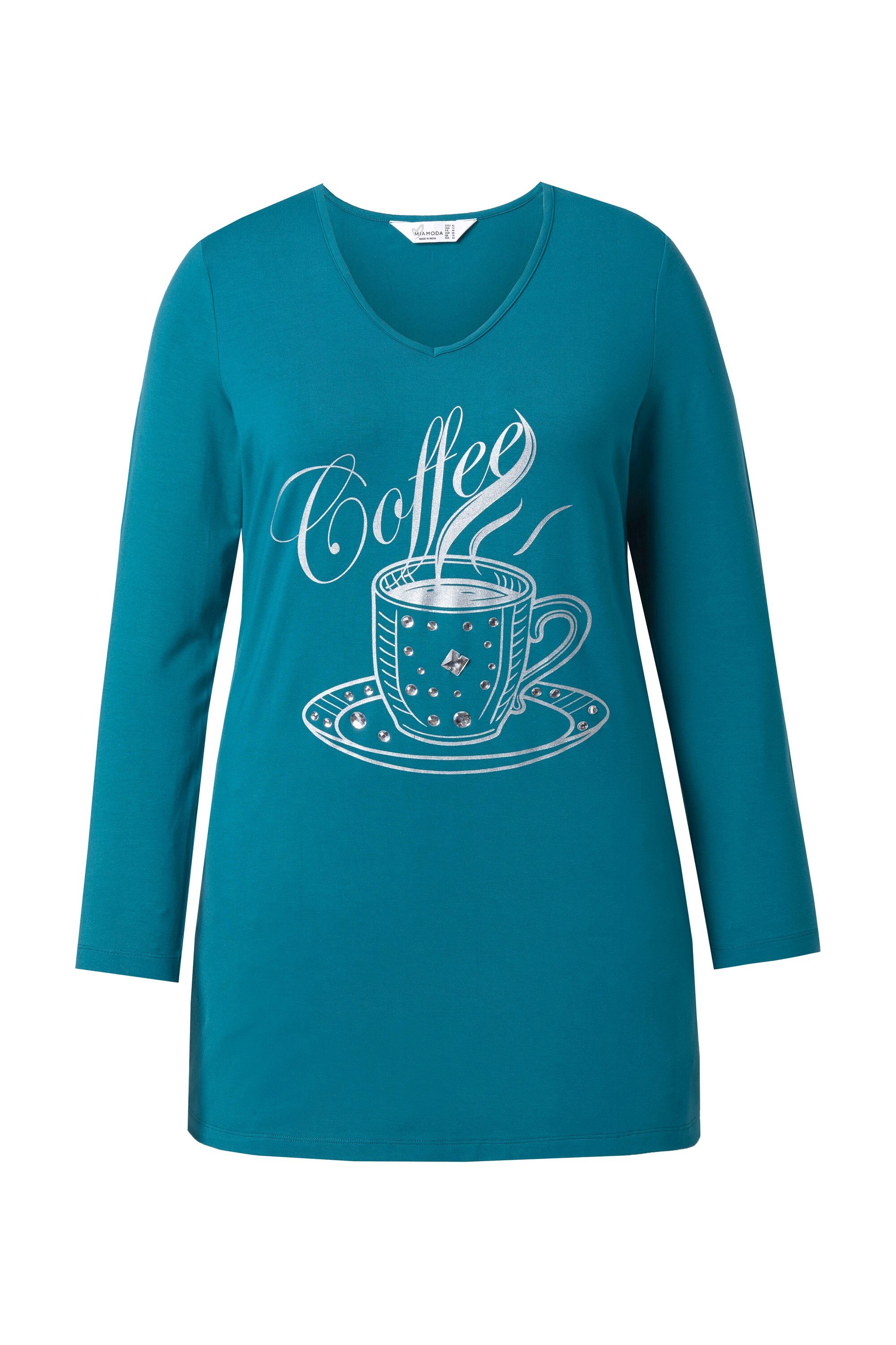 MIAMODA T-Shirt Langarmshirt Pailletten-Motiv Langarm günstig online kaufen