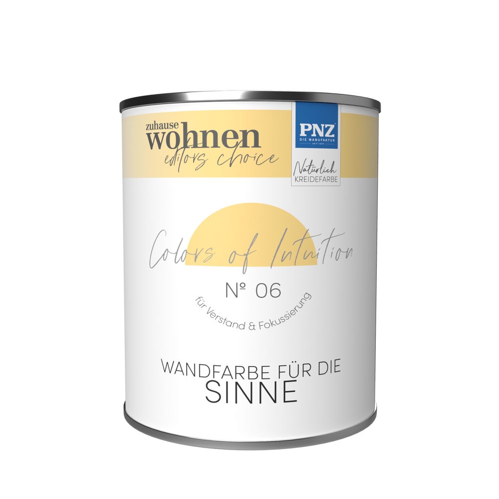 PNZ - Die Manufaktur Wandfarbe COLORS OF INTUITION, reine Silikatfarbe, hochdeckend