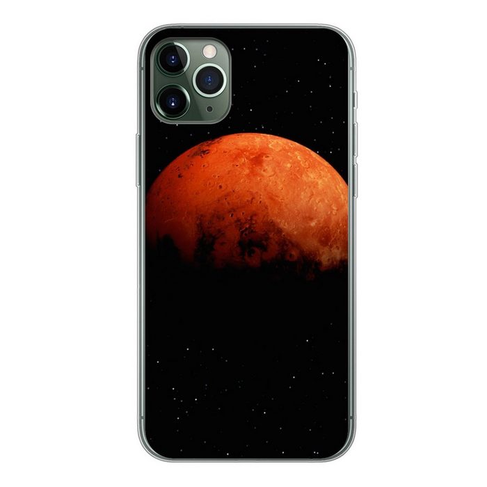 MuchoWow Handyhülle Der halb verdunkelte Mars am Himmel Handyhülle Apple iPhone 11 Pro Max Smartphone-Bumper Print Handy