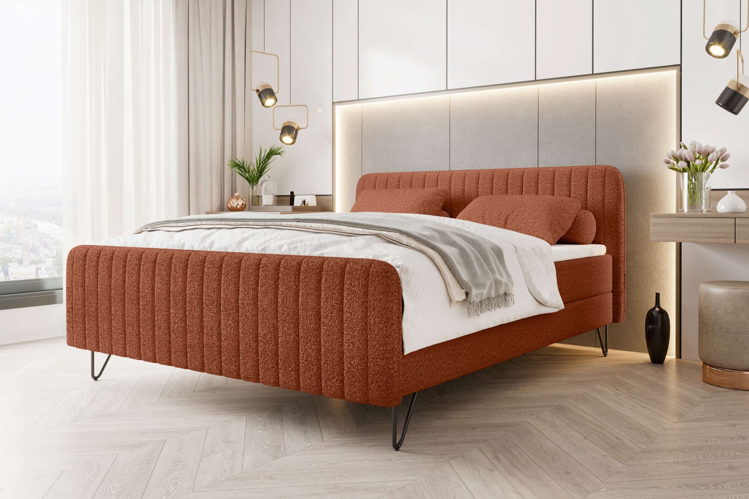 99rooms Boxspringbett Lucio (Schlafzimmerbett, Bett), 140/160/180x200 günstig online kaufen