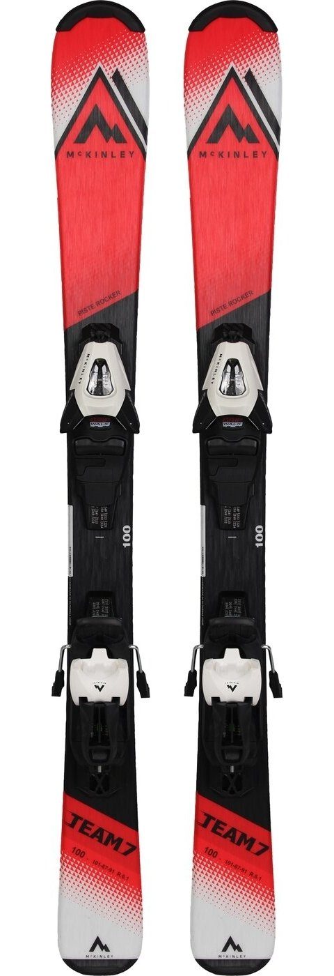 Ski Ki.-Ski-Set Team 7 geschraubt RED LIGHT/BLACK